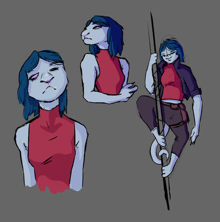 Simple shading, Hard lines, Sketch page